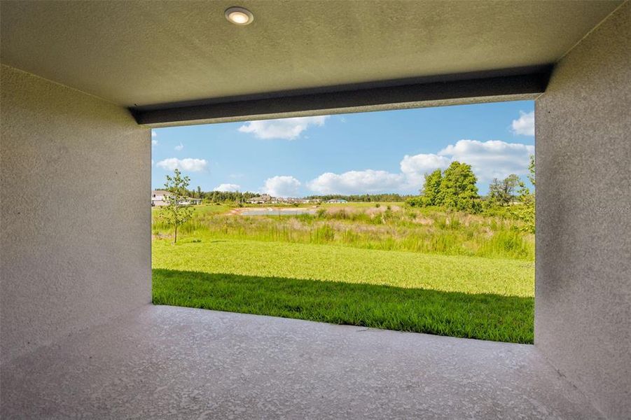 Exterior details and patio area of a home in Two Rivers - Signature Series, Zephyrhills (Image 3). Exterior details and patio area of a home in Two Rivers - Signature Series, Zephyrhills (Image 3).