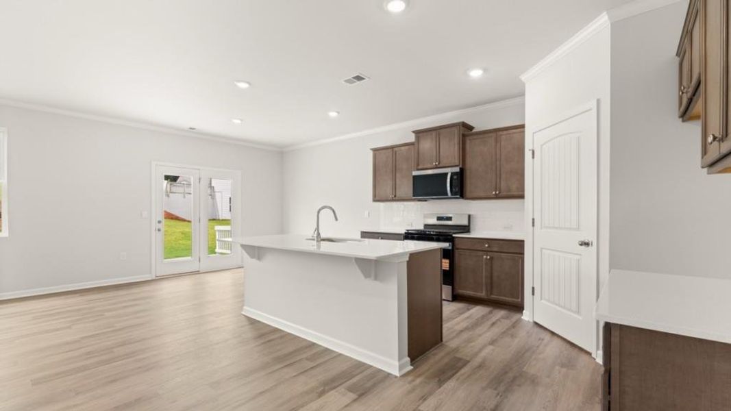 Furnished interior view inside a new home in Liberty Crossing, Braselton (Image 10).
