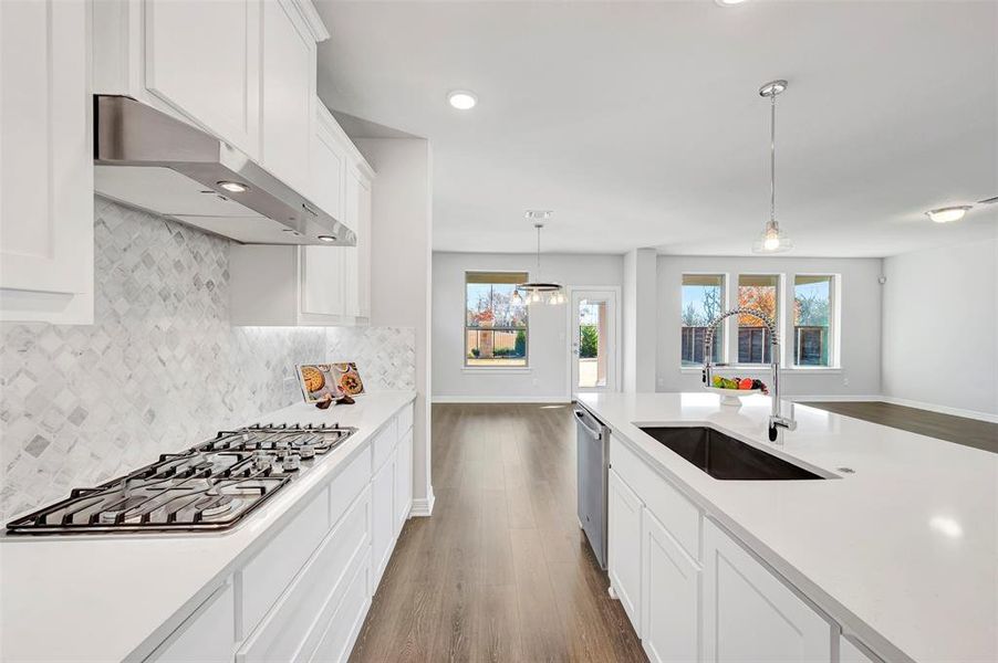 Furnished interior view inside a new home in Solterra - Garden Series, Mesquite (Image 13).