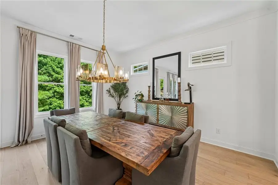 Furnished interior view inside a new home in Lakeside at River Green, Canton (Image 7).