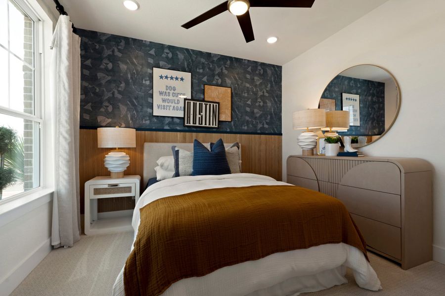 Furnished interior view inside a new home in Lagos Reserve, Manor (Image 44).