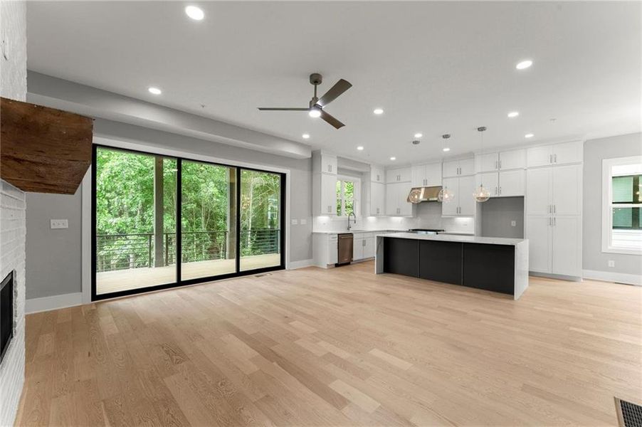 Furnished interior view inside a new home in West Town, Atlanta (Image 33).