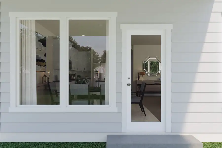 Exterior details and patio area of a home in Mason Woods, Cypress (Image 2). Exterior details and patio area of a home in Mason Woods, Cypress (Image 2).