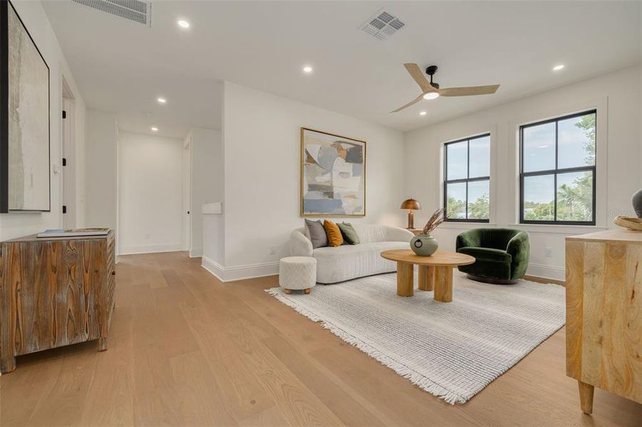 Furnished interior view inside a new home in , St. Petersburg (Image 41).