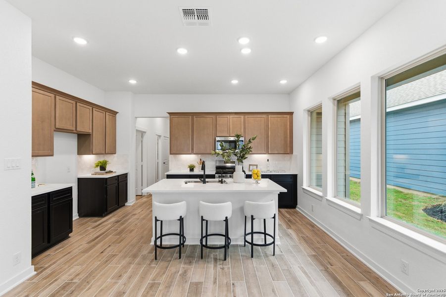 Furnished interior view inside a new home in The Crossvine, Schertz (Image 13).