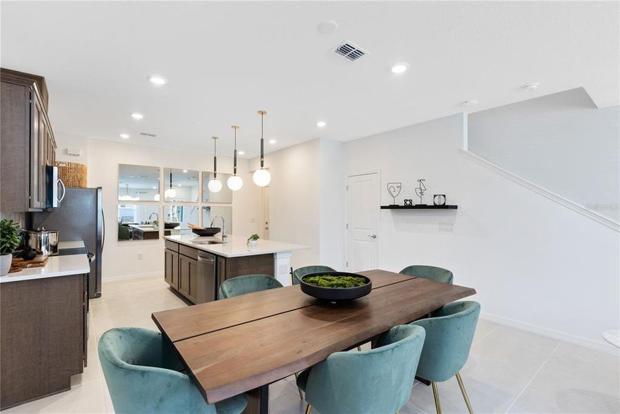 Furnished interior view inside a new home in The Cove at Nona Sound, Orlando (Image 11). Furnished interior view inside a new home in The Cove at Nona Sound, Orlando (Image 11).