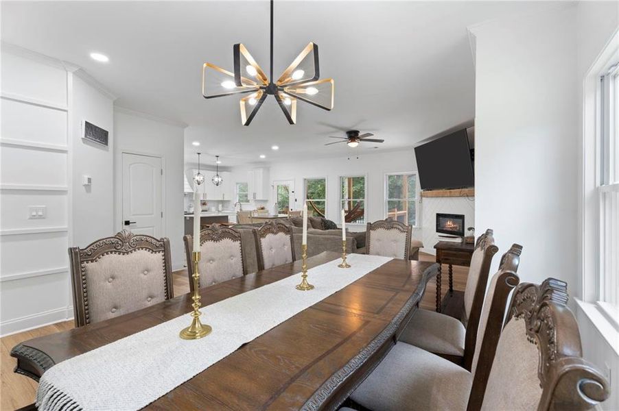 Furnished interior view inside a new home in , Snellville (Image 5).