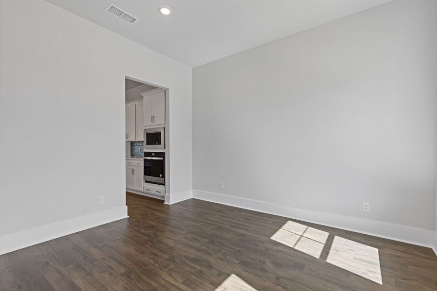 Representative unfurnished interior of a home built from the Stafford by Crawford Creek Communities in Red Bird Manor, Jefferson (Image 21).