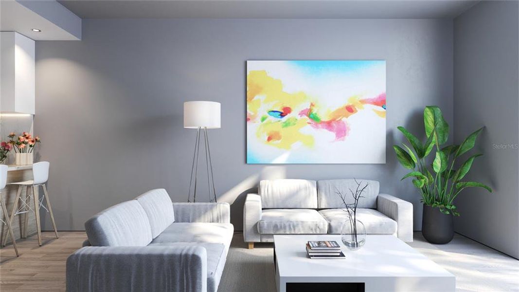 Furnished interior view inside a new home in Bath and Racquet Residences and Club, Sarasota (Image 10). Furnished interior view inside a new home in Bath and Racquet Residences and Club, Sarasota (Image 10).