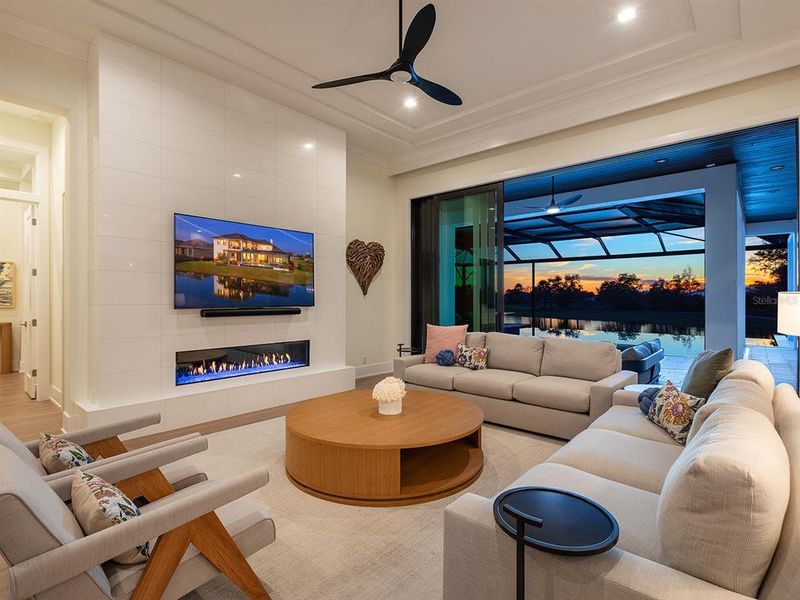 Furnished interior view inside a new home in , Lakewood Ranch (Image 40).