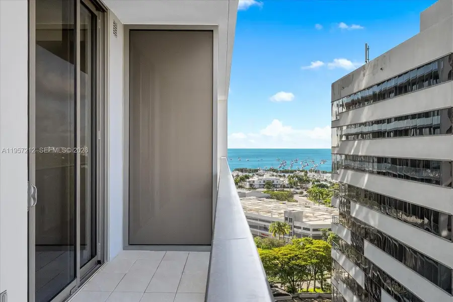 Exterior details and patio area of a home in , Miami (Image 1). Exterior details and patio area of a home in , Miami (Image 1).