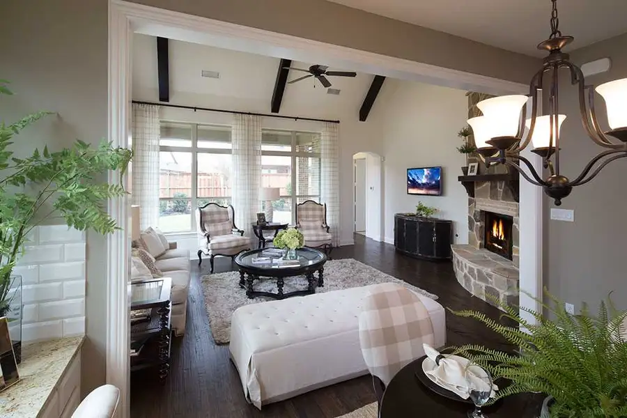 Representative Family Room - some options shown