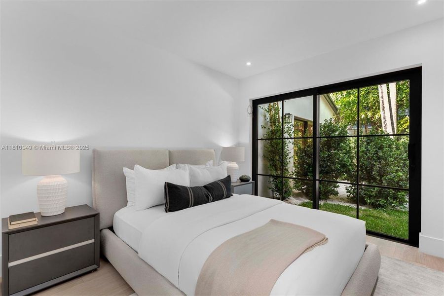 Furnished interior view inside a new home in , Miami (Image 22).