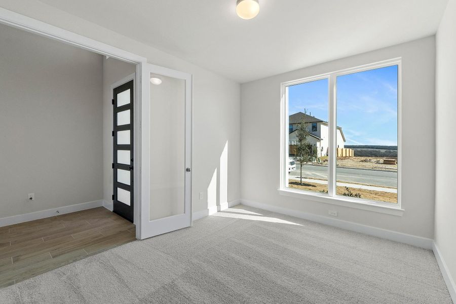 Spacious, unfurnished interior of a new home in Lariat, Liberty Hill (Image 36). Spacious, unfurnished interior of a new home in Lariat, Liberty Hill (Image 36).