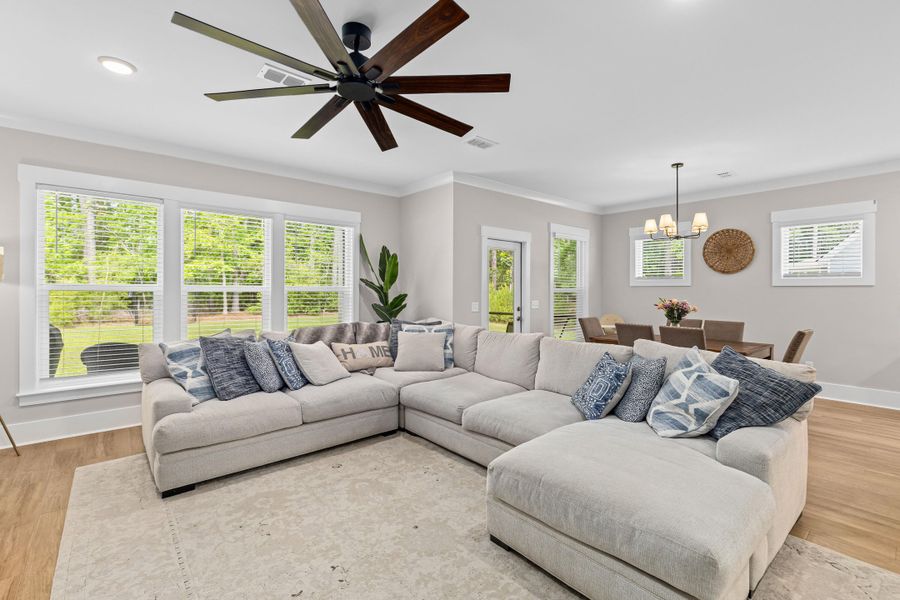 Furnished interior view inside a new home in , Johns Island (Image 19).