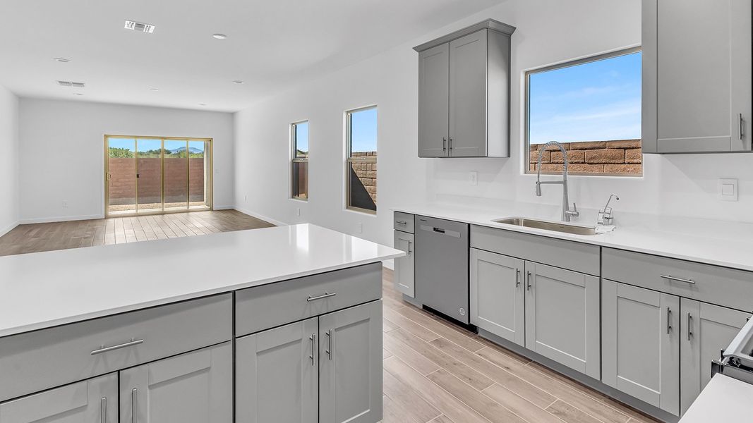 Representative furnished interior of a home built from the Parker by D.R. Horton in The Oasis at Rocking K, Vail (Image 11).
