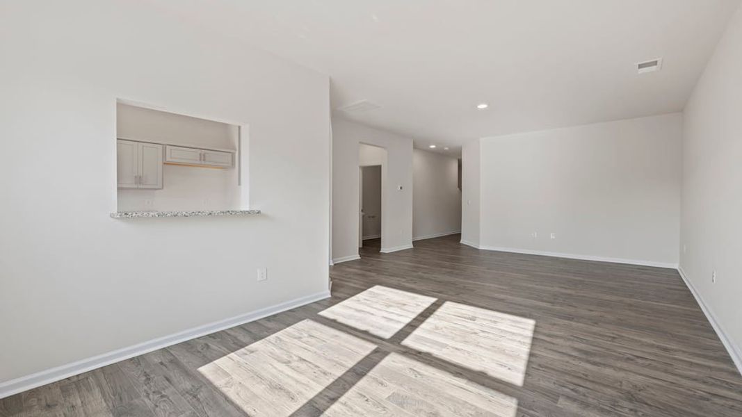 Spacious, unfurnished interior of a new home in Brookside Ridge Townhomes, Greer (Image 17). Spacious, unfurnished interior of a new home in Brookside Ridge Townhomes, Greer (Image 17).