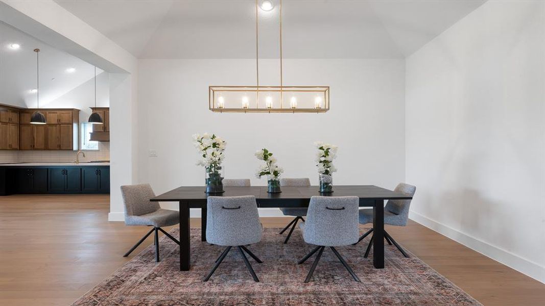 Furnished interior view inside a new home in Enchanted Creek, Lucas (Image 10).