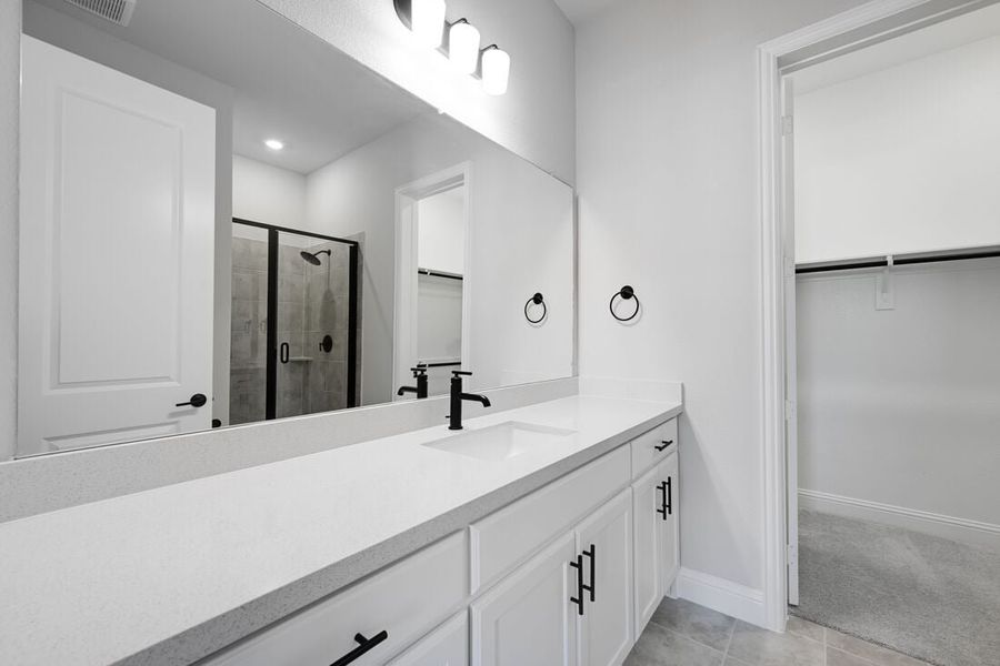 Representative furnished interior of a home built from the Hawthorn by Taylor Morrison in The Ranch at Uptown Celina 70s, Celina (Image 10).