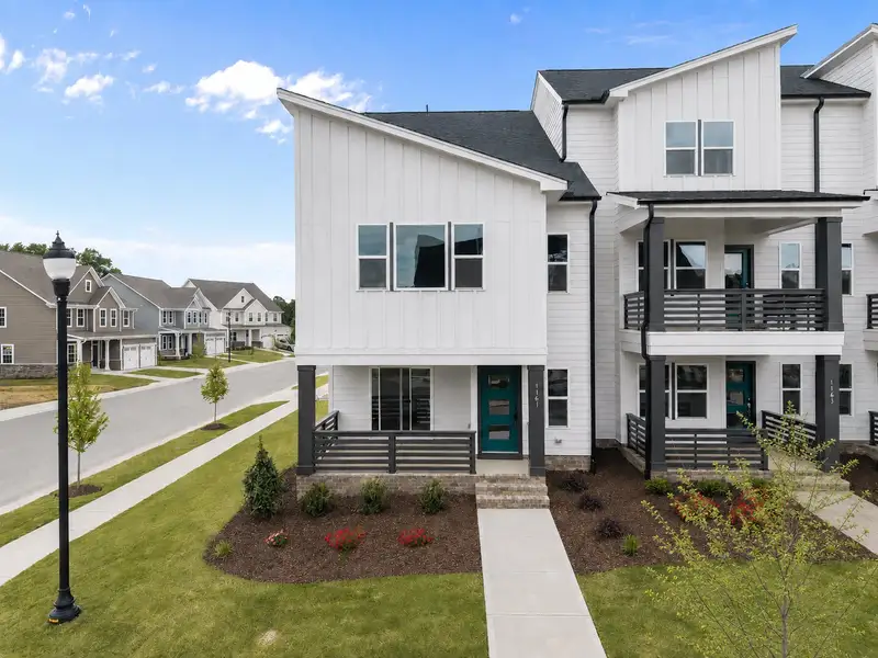 Representative exterior photo of a completed home built from the Red Rocks by Garman Homes in Allen Park, Raleigh, NC (Image 17).