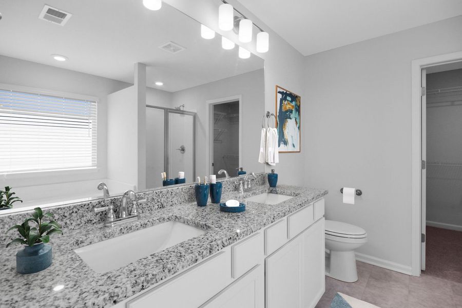 Representative furnished interior of a home built from the The Pinewood by Stanley Martin Homes in Bridgeport Single Family Homes, Greenville (Image 8).