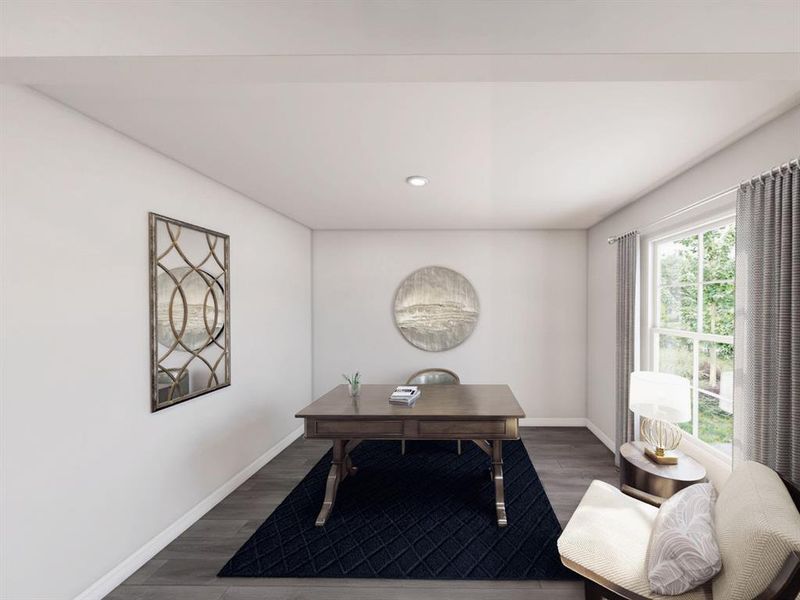 Furnished interior view inside a new home in Cresson Estates, Cresson (Image 5).