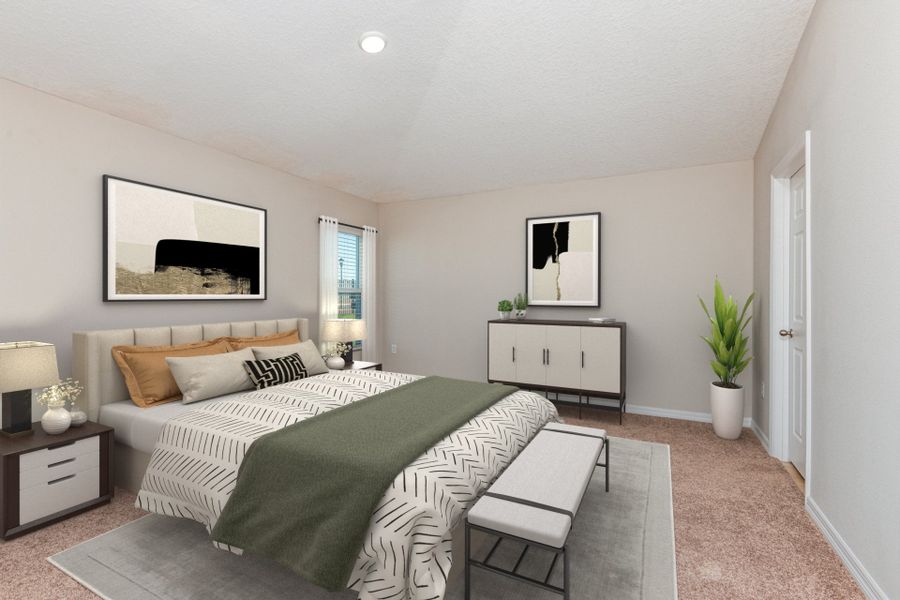 Furnished interior view inside a new home in Crosswinds, Haines City (Image 5).