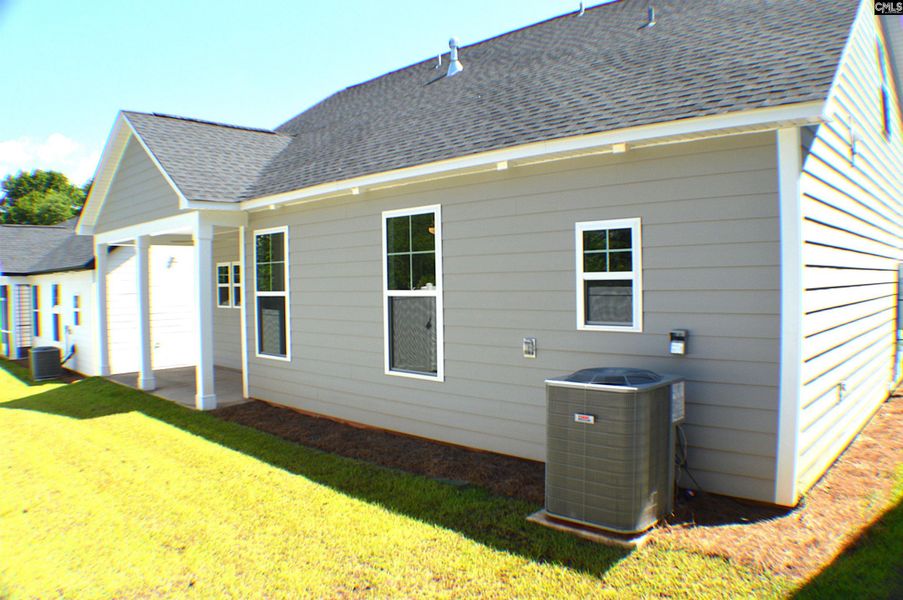 Exterior details and patio area of a home in Bickley Station, Irmo (Image 21).