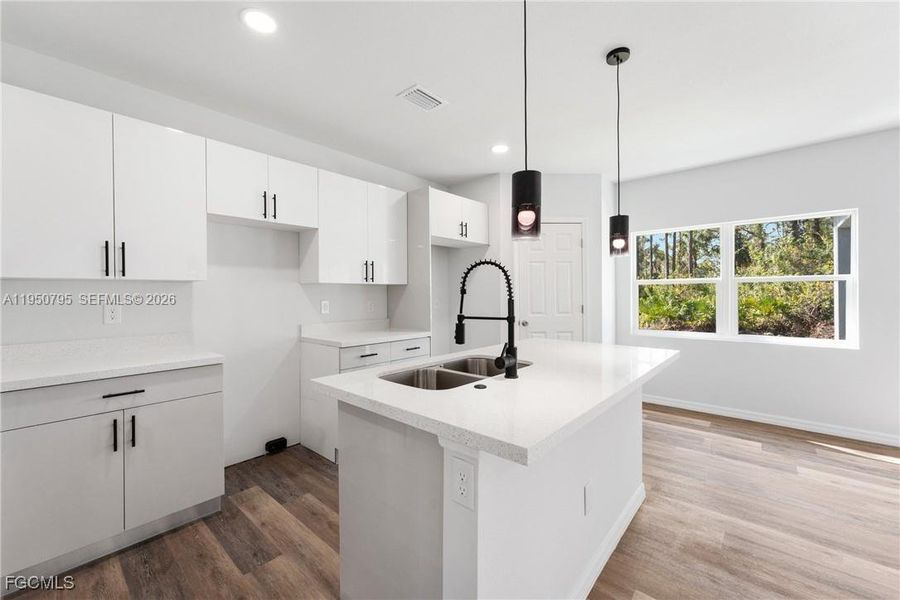 Furnished interior view inside a new home in , Lehigh Acres (Image 6).