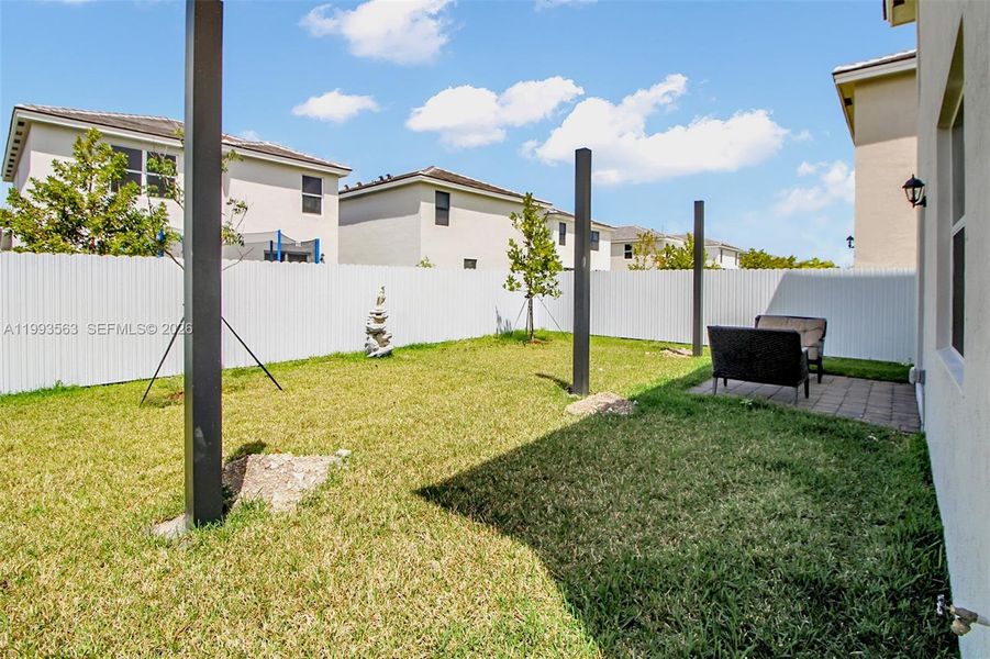 Exterior details and patio area of a home in Messina Place, Homestead (Image 29). Exterior details and patio area of a home in Messina Place, Homestead (Image 29).