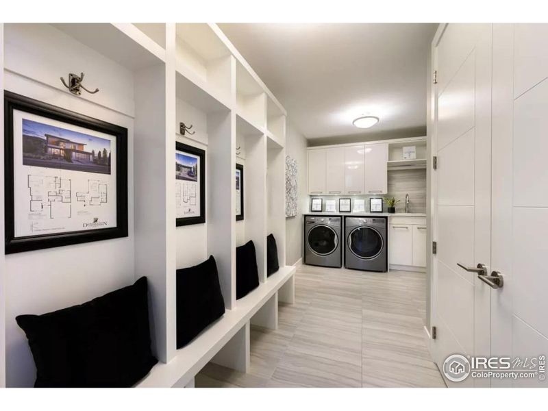 Laundry and Mudroom (Concept only, plan and picture from House Designers, home not built) Laundry and Mudroom (Concept only, plan and picture from House Designers, home not built)