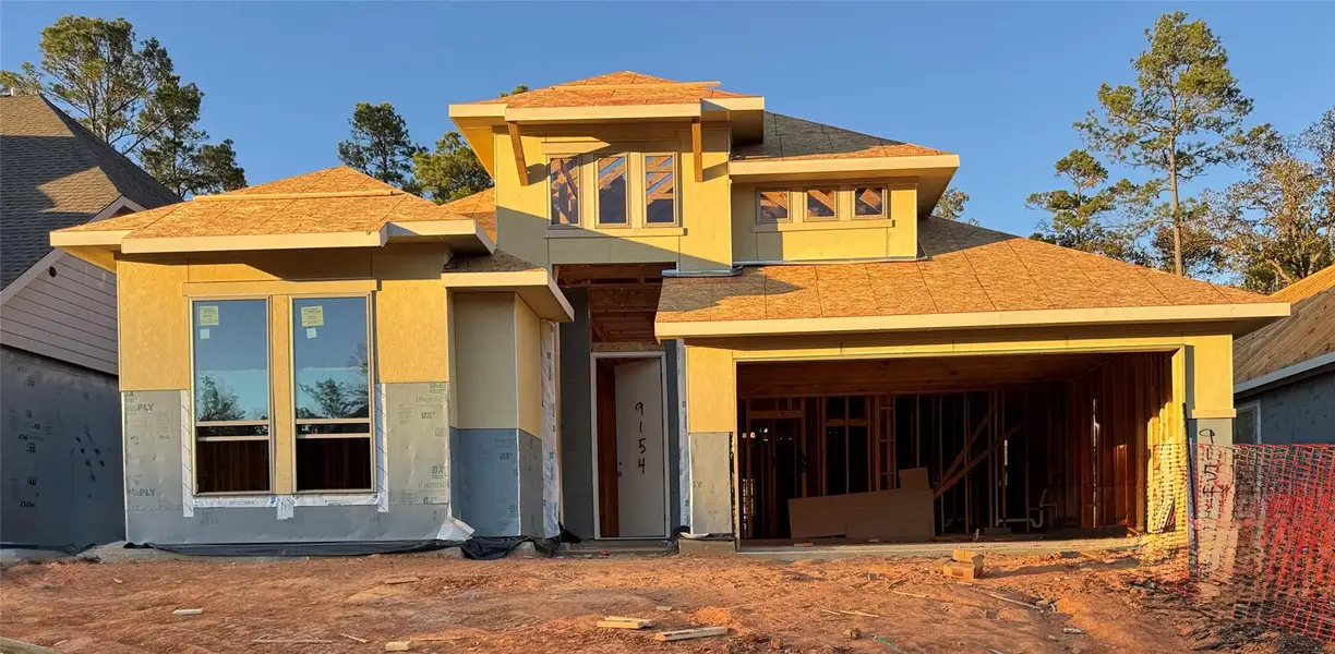 In-progress construction of a new home in Two Step Farm, Montgomery, TX (Image 9).