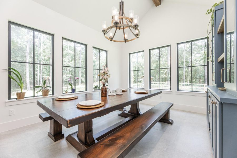 Furnished interior view inside a new home in , Magnolia (Image 15).