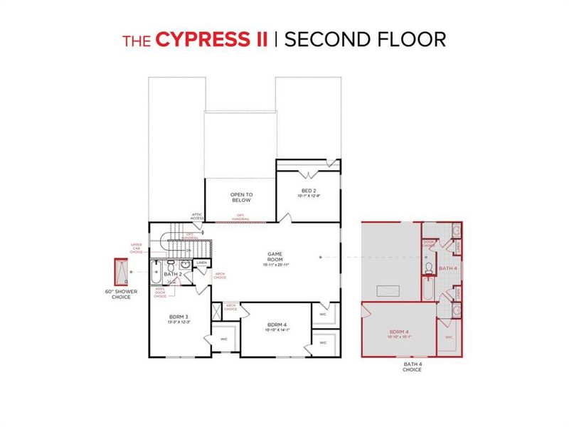 Cypress II Floorplan SF