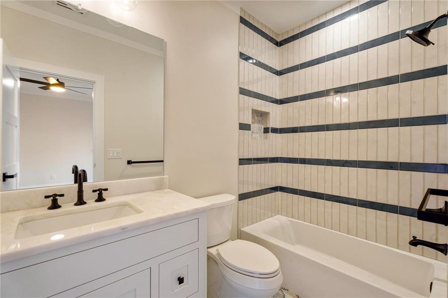 Furnished interior view inside a new home in , Canton (Image 46).