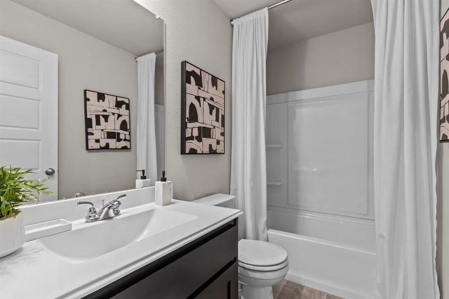 Furnished interior view inside a new home in Hannah Heights, Seguin (Image 5). Furnished interior view inside a new home in Hannah Heights, Seguin (Image 5).