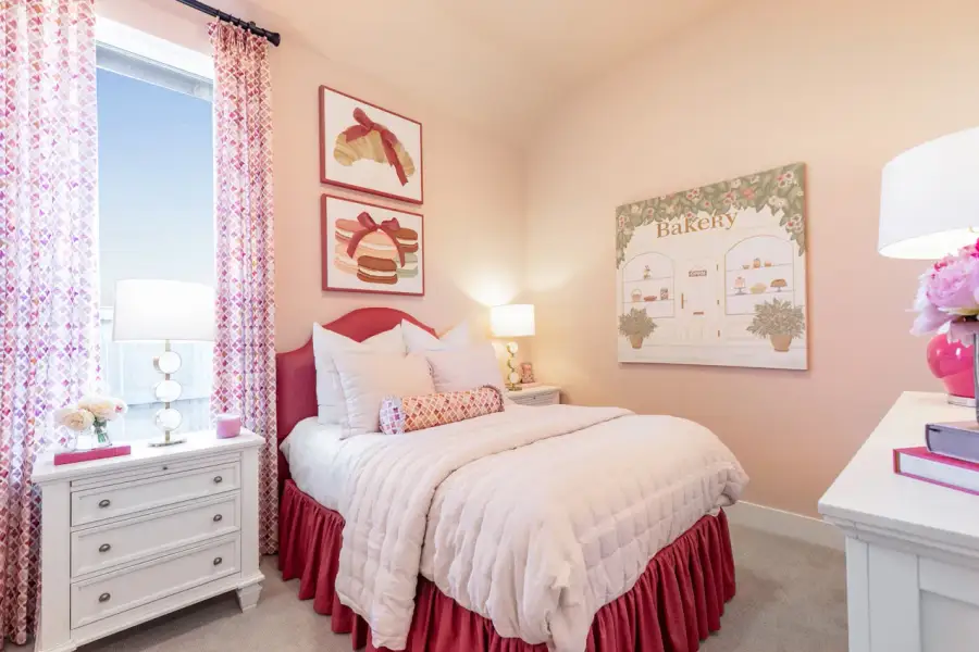 Representative Secondary Bedroom - some options shown