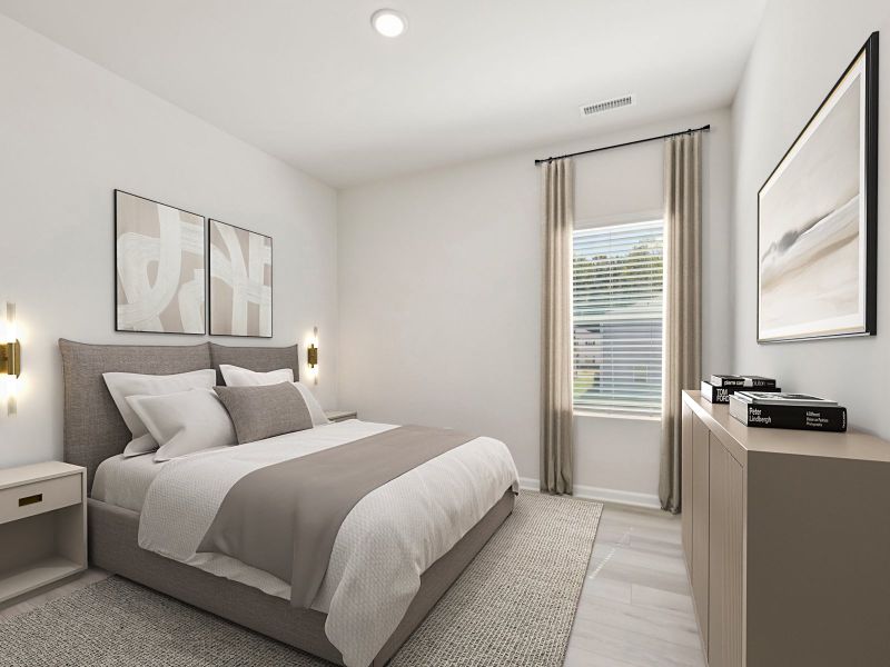 Furnished interior view inside a new home in Marshburn Landing - Signature Series, Wendell (Image 10).