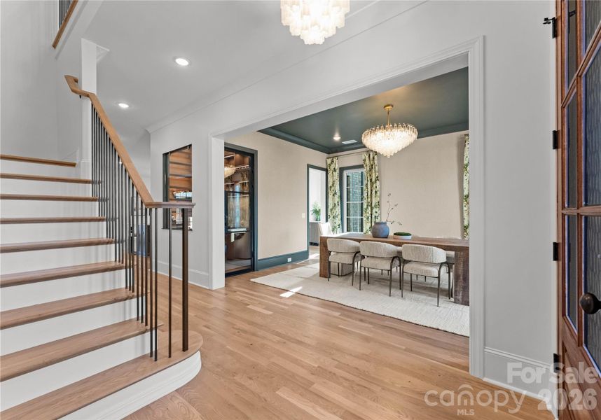 Furnished interior view inside a new home in , Charlotte (Image 15).