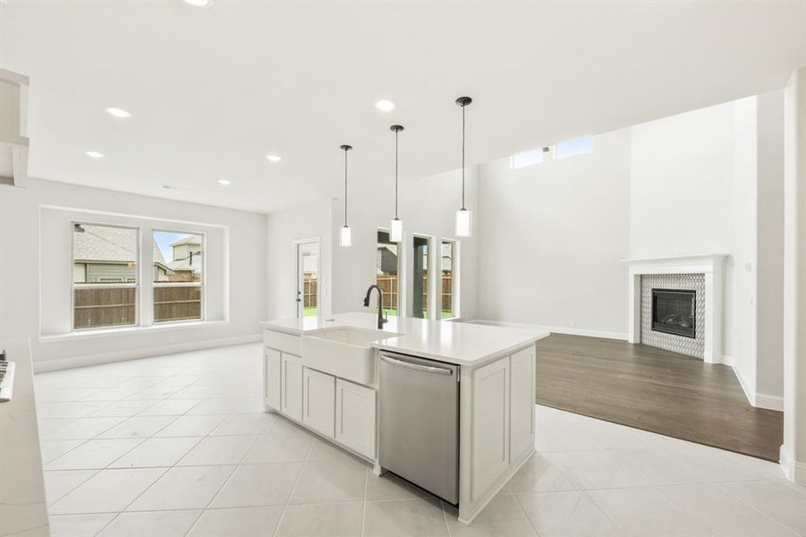 Furnished interior view inside a new home in The Oaks, Red Oak (Image 12).