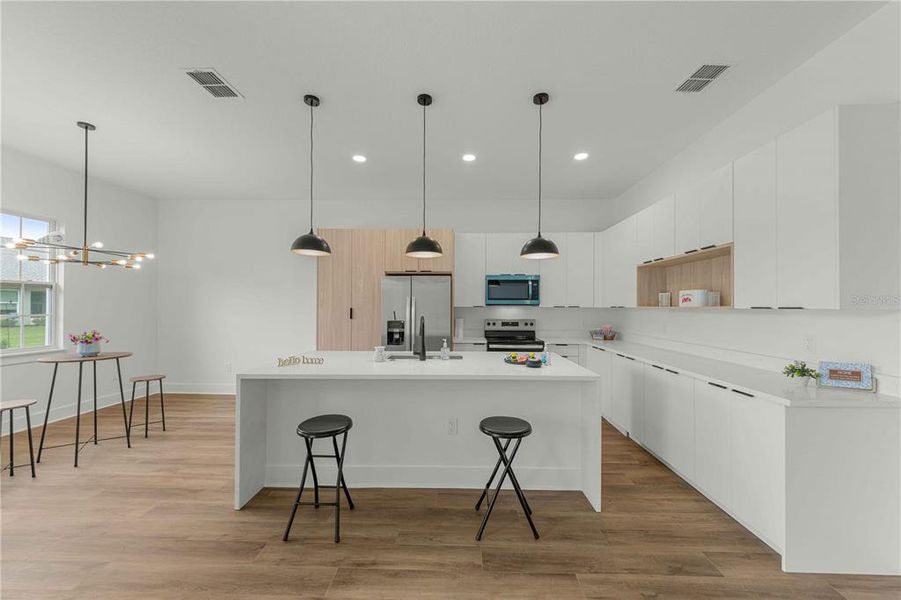 Furnished interior view inside a new home in , Beverly Hills (Image 7).
