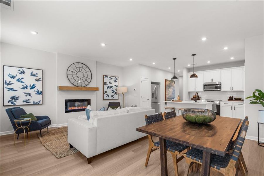 Furnished interior view inside a new home in Stegall Village, Emerson (Image 16).