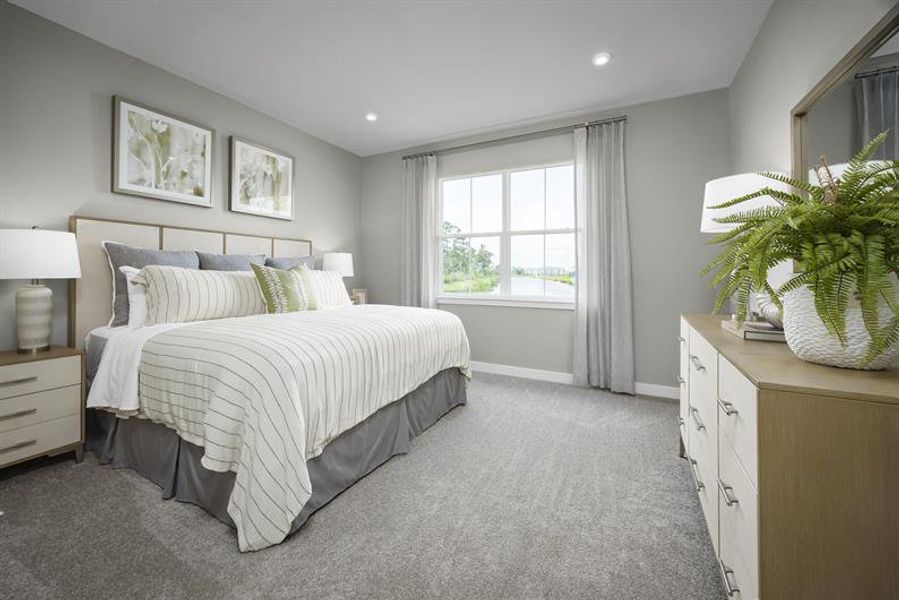 Representative furnished interior of a home built from the Brooks by Ryan Homes in Silver Oaks, Port St. Lucie (Image 6).