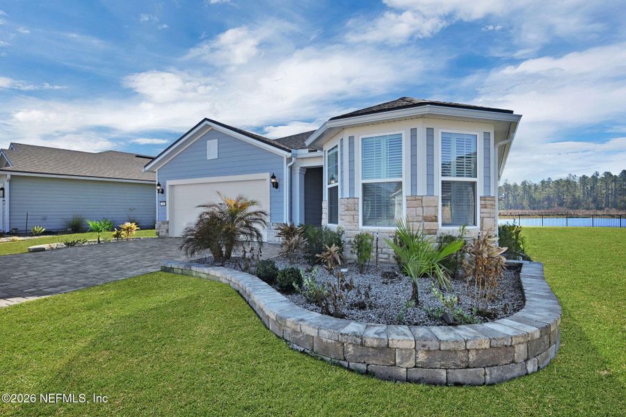 Front exterior of a new home in , St. Augustine, FL, highlighting curb appeal (Image 23).