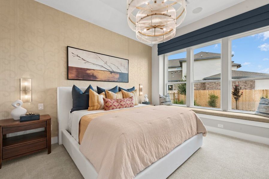 Representative furnished interior of a home built from the Oltorf by Scott Felder Homes in Foxbrook, Cibolo (Image 29).