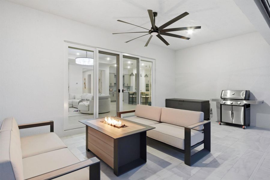 Furnished interior view inside a new home in Arden: The Waterford Collection, Loxahatchee (Image 6).
