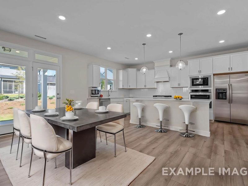 Representative furnished interior of a home built from the The Hickory II A by Davidson Homes LLC in Wellers Knoll, Lillington (Image 6).