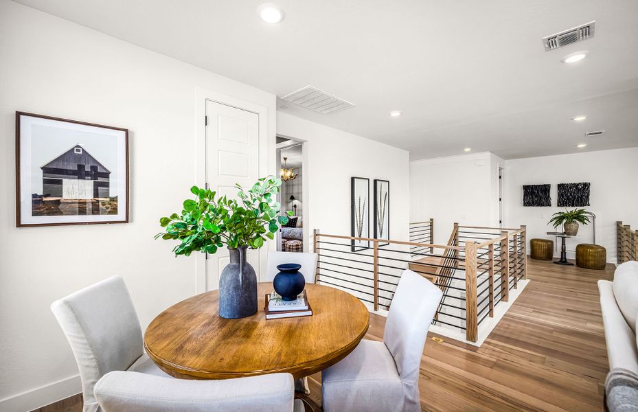 Representative furnished interior of a home built from the Gillett by Pulte Homes in Blue Creek Trails, Richmond (Image 24). Representative furnished interior of a home built from the Gillett by Pulte Homes in Blue Creek Trails, Richmond (Image 24).
