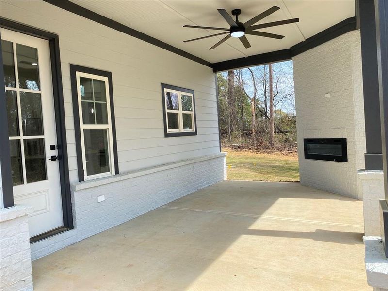 Exterior details and patio area of a home in , Snellville (Image 4).