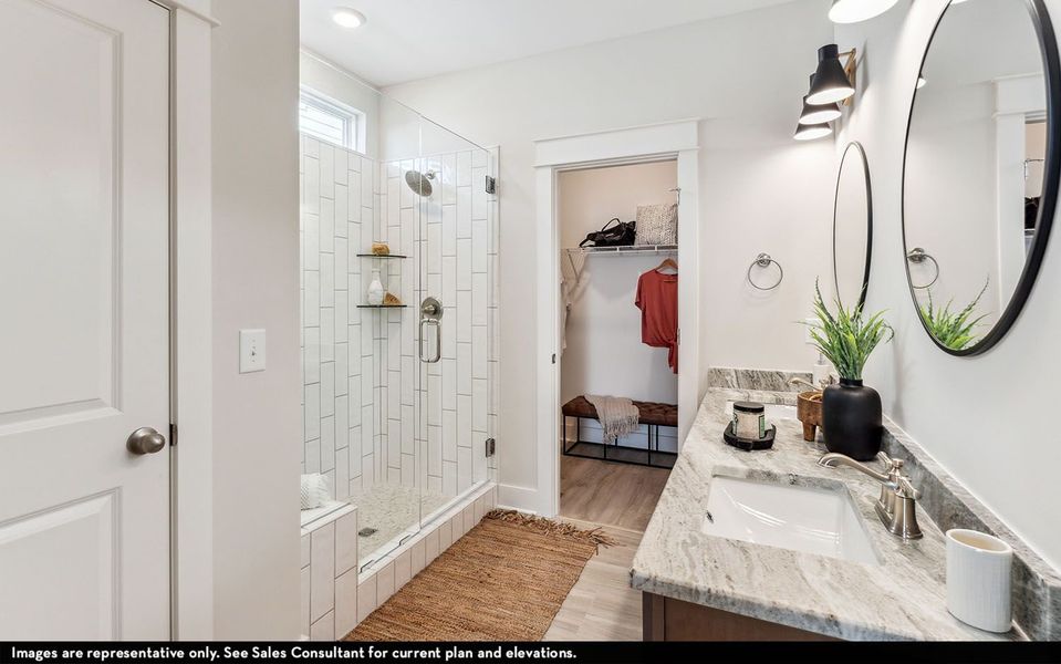 Furnished interior view inside a new home in McCain's Station, Gallatin (Image 13).